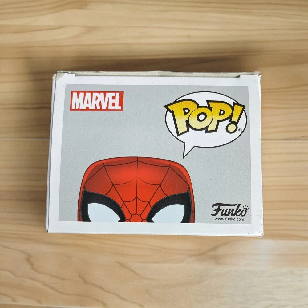 Lot Of 2 Funko Pop! Marvel Spider-Man Vinyl Figures #397 & #470 Bobble Heads‎